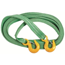 Ремень буксировочный с крюками 10т-4м