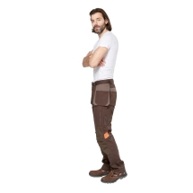 Брюки 'Мист' коричневый/бежевый