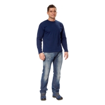 Футболка длинный рукав т.синий