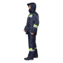 Костюм 'Комфорт' т.синий/неоновый (зимний)