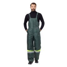 Костюм 'Комфорт' т.зелёный/неоновый (зимний)