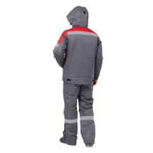 Костюм 'Страйк' серый/красный (зимний)