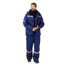 Костюм 'Страйк' т.синий/василек (зимний)