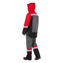 Костюм 'Памир' серый/черный/красный (зимний)