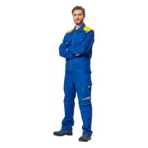 Куртка 'Алатау' васильковый/желтый