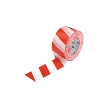 Лента оградительная 'Эконом' красный/белый 75мм (250м)