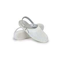 Сабо 'Медикал' кожаные, белый