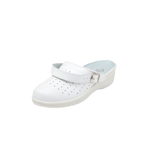 Сабо 'Медикал' кожаные, белый (женские)