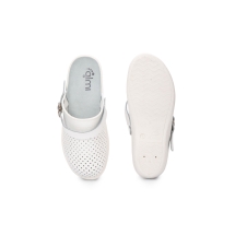 Сабо 'Медикал' кожаные, белый (женские)