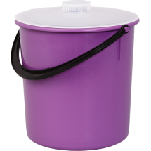 Ведро пластиковое 10л маркировка по цехам зонам аудит (цвет на выбор)